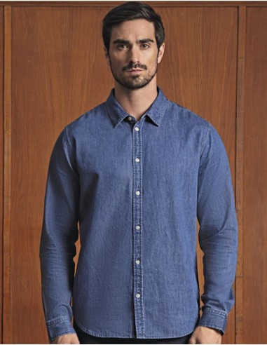 NEO-04796-Mens High-End Denim Shirt Bennett